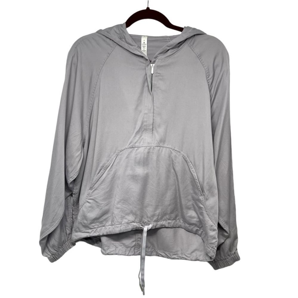 Lululemon City Stroll Stargaze Lavender Lightweight Tencel CasualHoodie Womens 6 - Picture 6 of 11